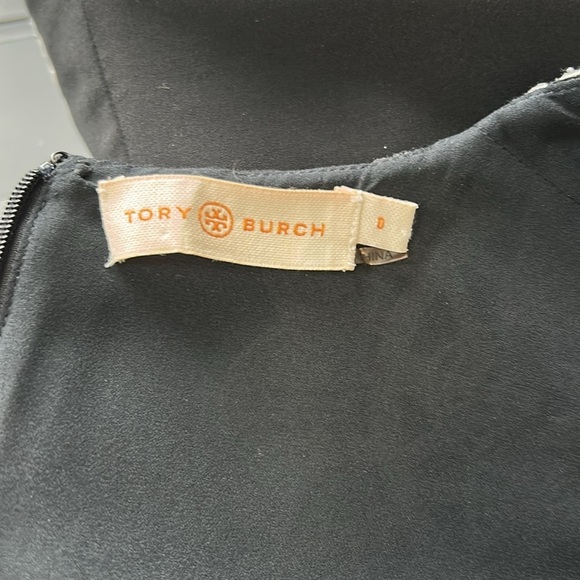 Tory Burch Dress Black Embroidered Lace Applique Resort Collection Sleeveless 0 - Picture 11 of 12